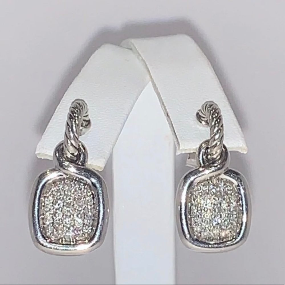DAVID YURMAN LABYRINTH DROP EARRINGS WITH DIAMONDS